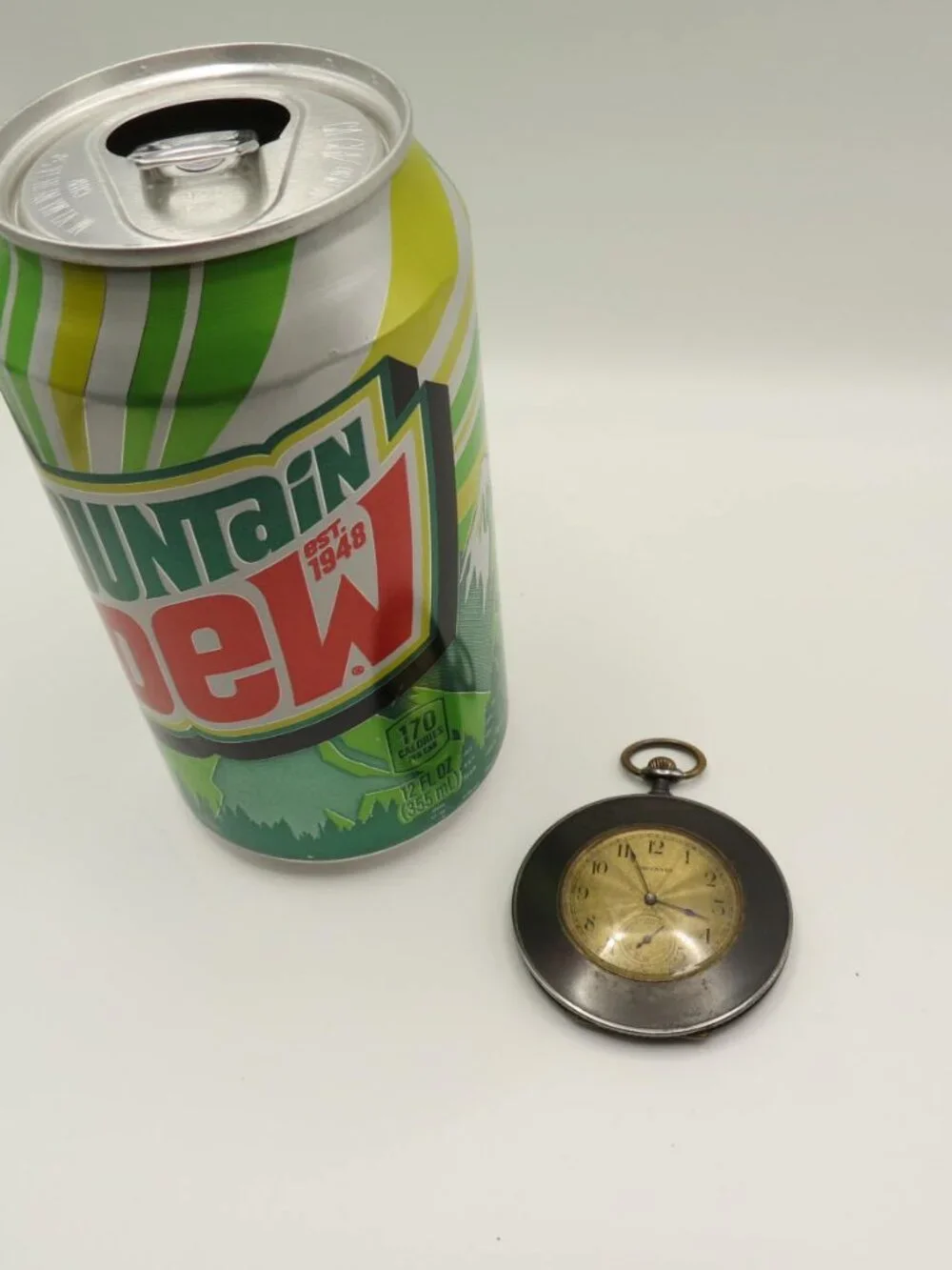 Antique Tavannes Pocket Watch 1910-1930 Sunburst Face Non-Working